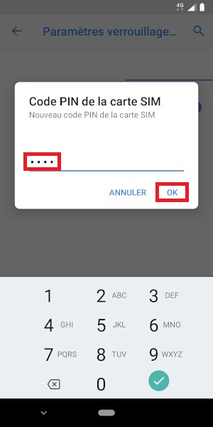Changer votre code PIN de son Nokia 7.2.